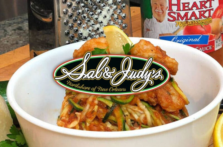 A Delicious Bowl of Sal and Judy's Shrimp Zoodles