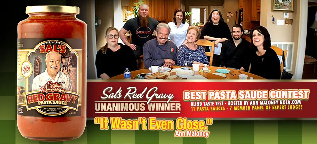 Sal’s Cuisine Named Best Louisiana - Made Jarred Red Gravy by New Orleans Chefs