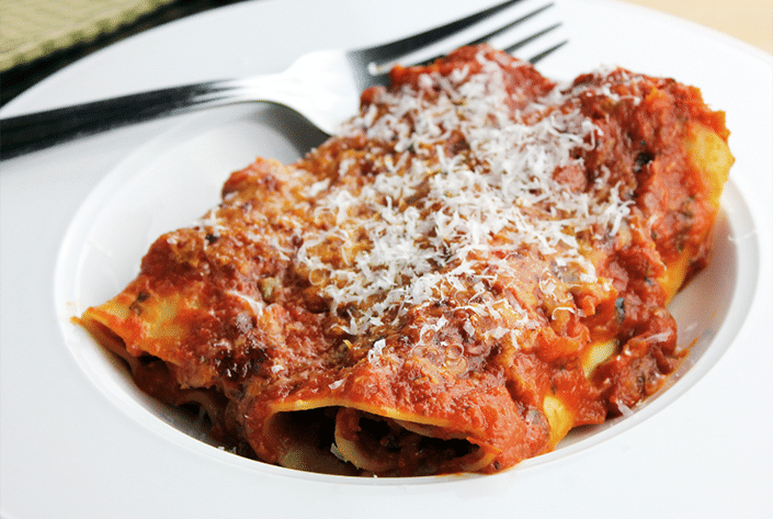 Victoria’s Veal Manicotti