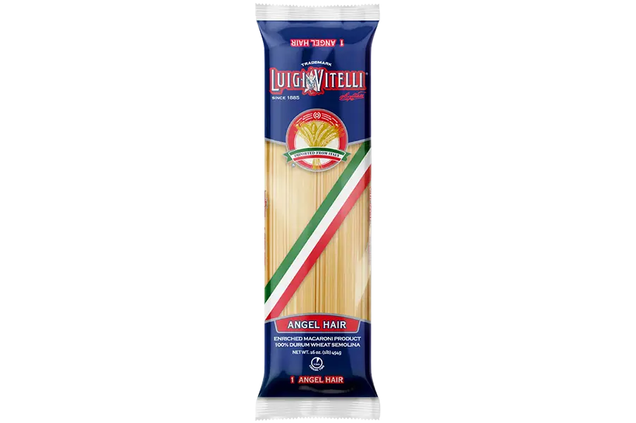 16oz Pack of Luigi Vitelli Angel Hair Pasta
