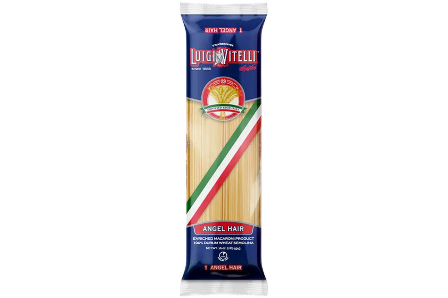 16oz Pack of Luigi Vitelli Angel Hair Pasta
