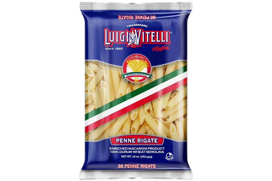 Pack of Luigi Vitelli Penne Rigate pasta