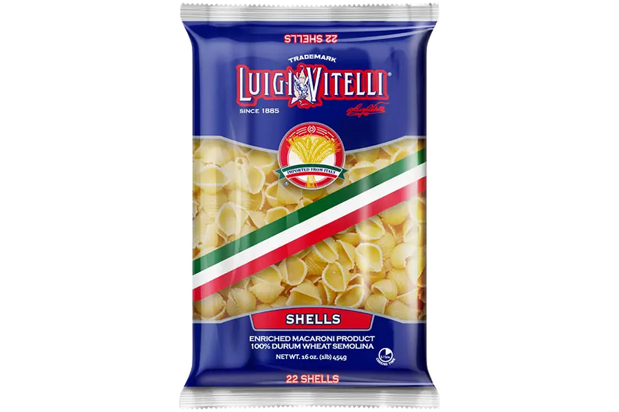 Pack of Luigi Vitelli pasta shells