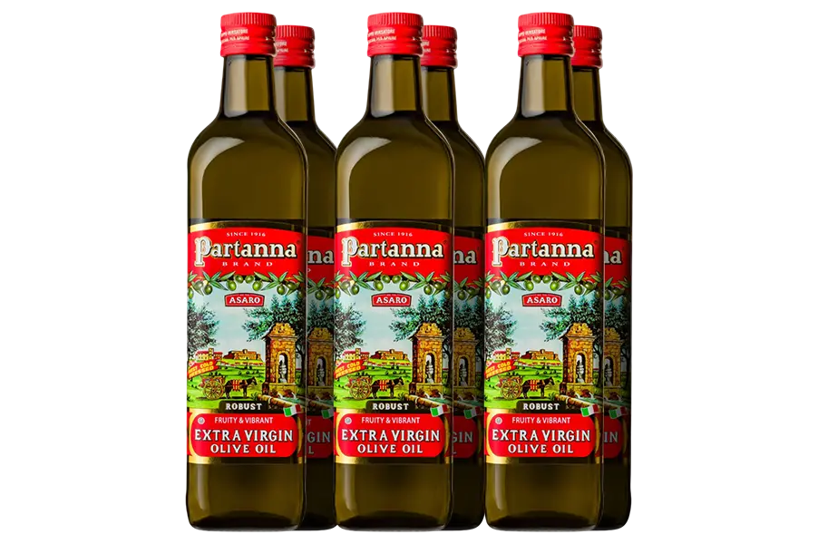 Partanna Extra Virgin Olive Oil 750ml (6 pack)