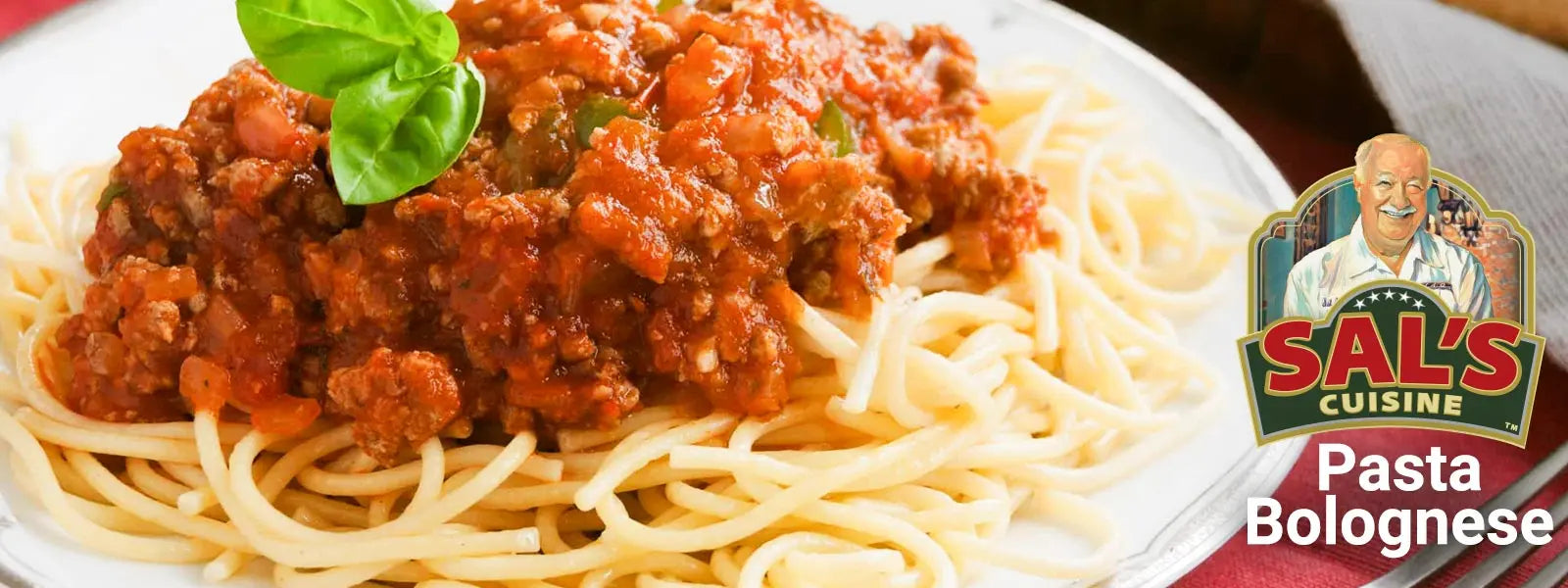 A Plate of Sal's Cuisine Pasta Bolognese