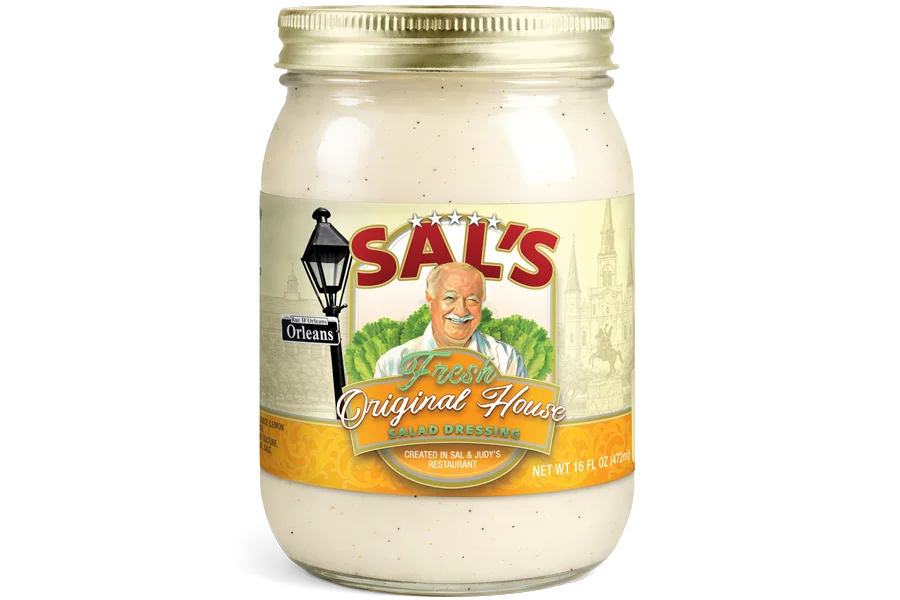 Jar of Sal's Cuisine Fresh Original House Salad Dressing 