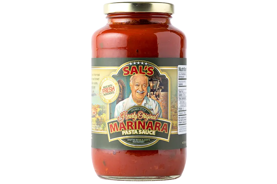 Jar of Sal's Hearty Marinara Pasta Sauce