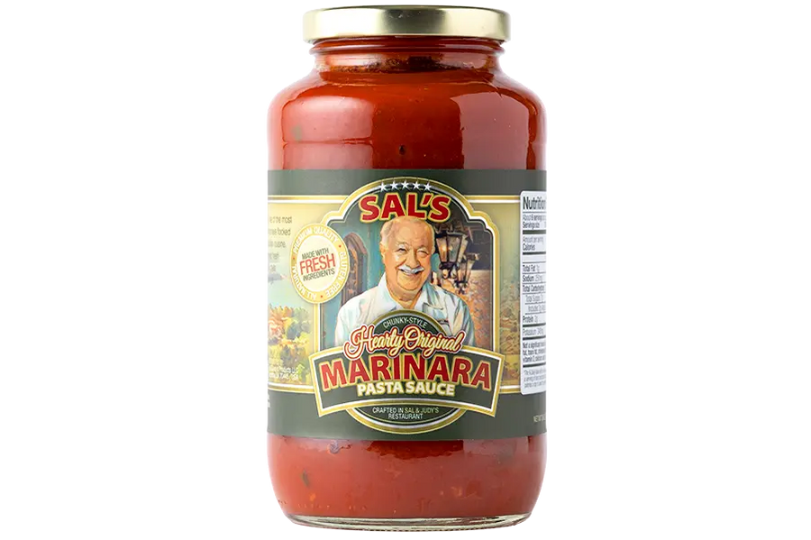 Jar of Sal's Hearty Marinara Pasta Sauce