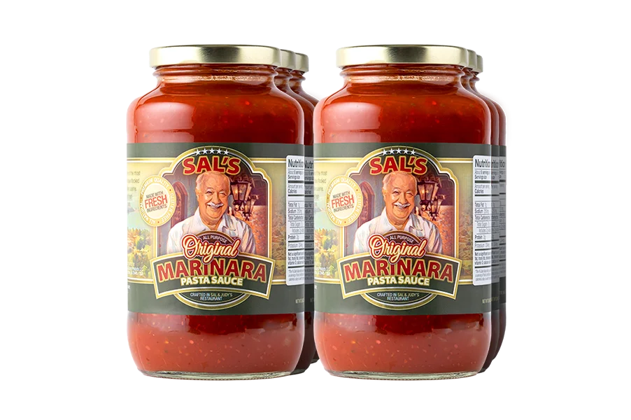 6 Jars of Sal's Cuisine Original Marinara Pasta Sauce