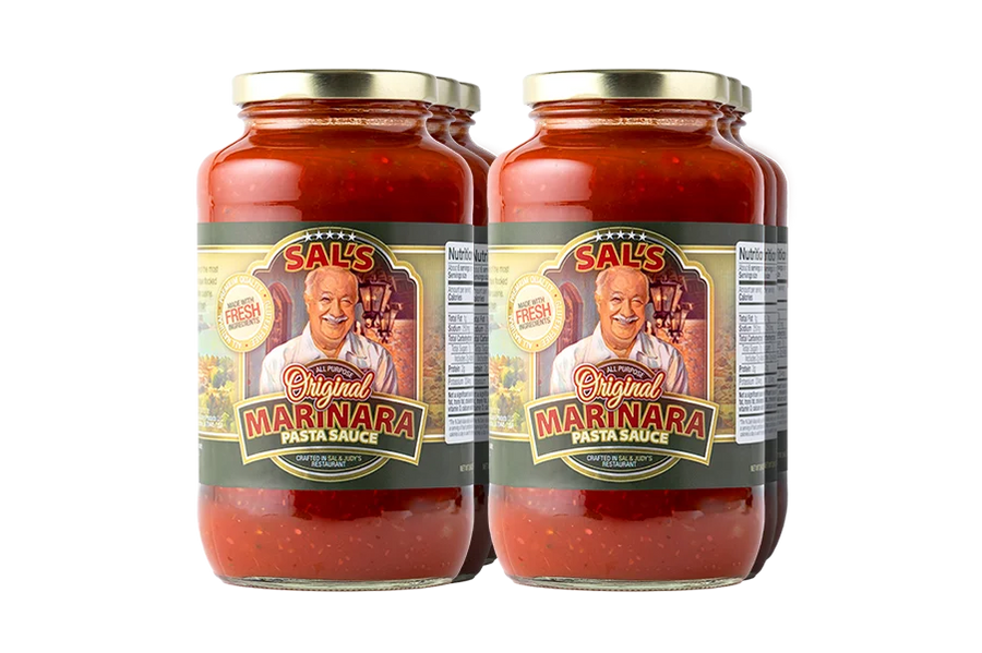 6 Jars of Sal's Cuisine Original Marinara Pasta Sauce