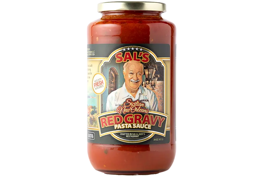 34oz Jar of Sal's Cuisine Red Graqvy Pasta Sauce