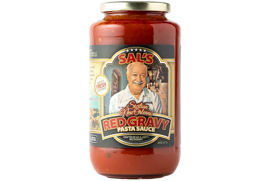 34oz Jar of Sal's Cuisine Red Graqvy Pasta Sauce