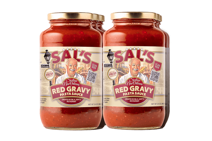 6 Jars of Sal's Cuisine Red Gravy Pasta Sauce