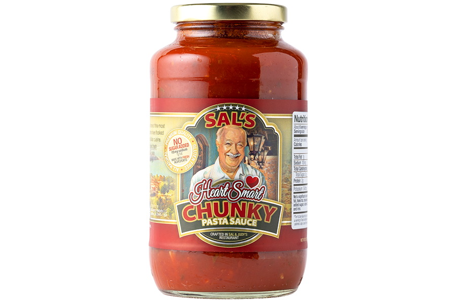 Jar of Sal's Heart Smart Chunky Pasta Sauce