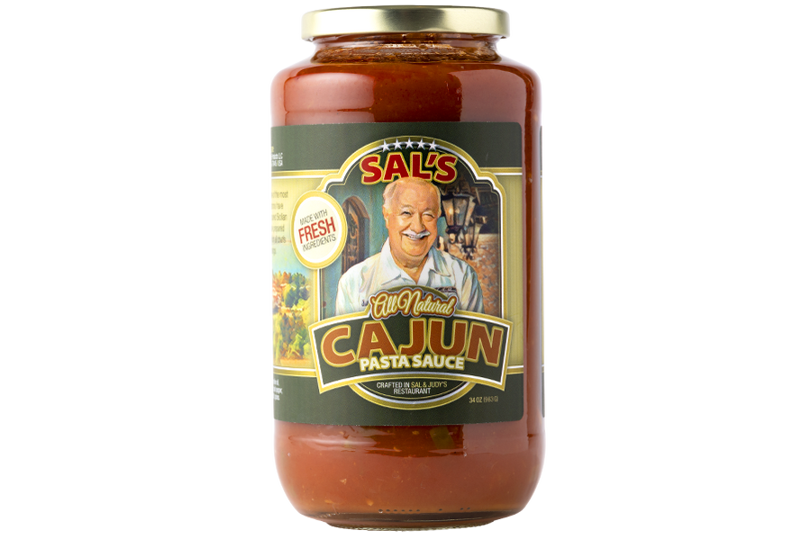 Jar of Sal's All Natural Cajun Pasta Sauce