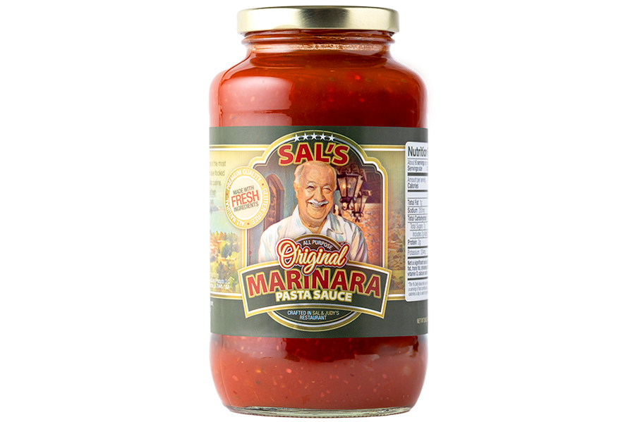 Jar of Sal's original Marinara Pasta Sauce