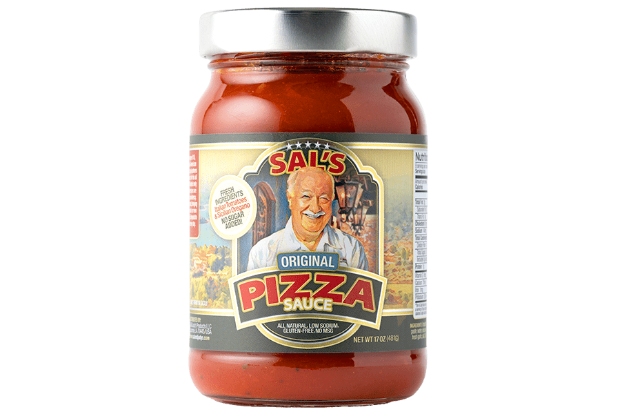 A Jar of Sal's Orginial Pizza Sauce