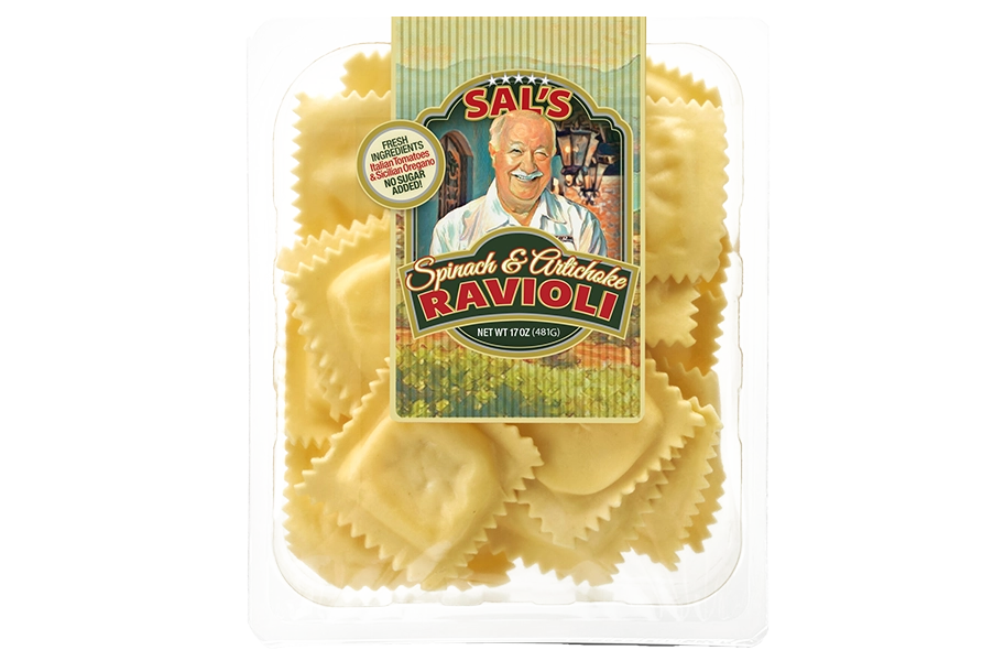 Sal's Spinach & Artichoke Ravioli