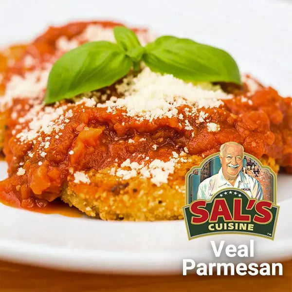 A Plate Of Sal's Cuisines Veal Parmesan